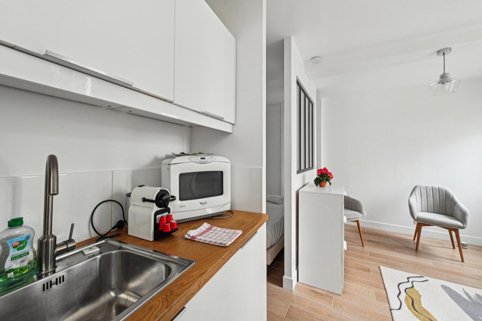 Residence Aurmat - Appart - Hotel - Boulogne - Paris Oda fotoğraf